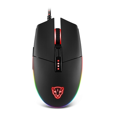 

Motospeed V50 USB Wired Gaming Mouse with LED Backlit Display