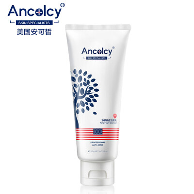 

Ancolcy Oil control anti acne Facial Cleanser 100ml (men and women facial cleanser oil control)