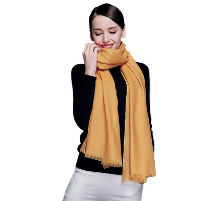 

Baoshengxiang wool scarf lady worsted pineapple texture plain warm wild shawl autumn&winter paragraph w9103 pink