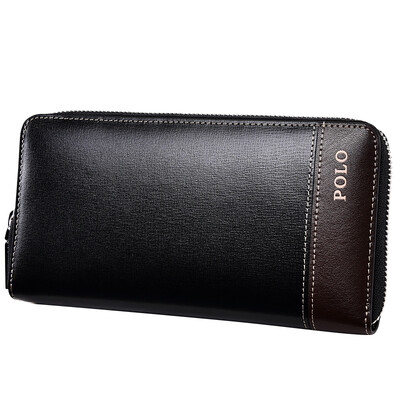 

ПОЛО мужская мода цвет заклинание многофункционального кожаного сцепления сумка цвет 030821 кофе