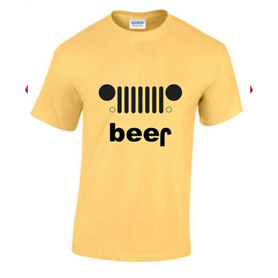 

Adult Beer Funny Drinking T Shirt Willy Jeep invert Play On Words Long Sleeve