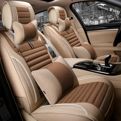 

Purple wind bell imitation linen four seasons car seat four seasons pad Fox Mazda Skoda wing Braun moving to the Cruze CRV Sagitar Magotan car seat cushion Q02 Deluxe Edition Khaki