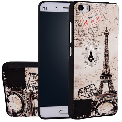 

MOONCASE Cute Cartoon Pattern Soft Flexible Silicone Gel TPU Skin Shell Back Case Cover for Xiaomi Mi 5