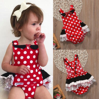 

AU Stock Newborn Infant Baby Girls Lace Bodysuit Romper Jumpsuit Outfits Clothes