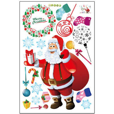 

Creative Christmas Series PVC Home Wall Showcase Window Decoration Removable Sticker