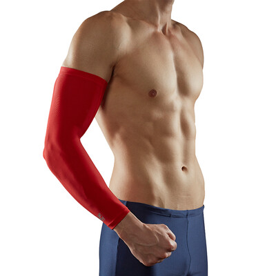 

LP Sport Arm Extended Basketball Riding Elbow Full Arm Sleeve SL51 White