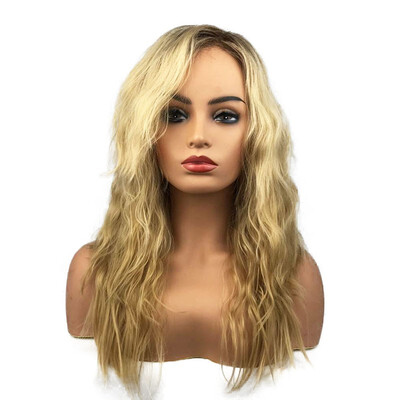 

StrongBeauty Blonde Long Loose Wave Body Wavy Wig White Women Vogue Synthetic Wig