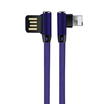 

New Micro USB Data Synchro Fast Charging Cable 90 Degree Right Angle for Iphone X 8 7 7s 7Plus 6 6s 5 5s 4 for IOS Andorid&Typ