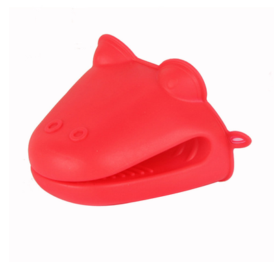 

Baking high temperature resistant gloves Creative cartoon anti-scalding anti-scalding frog silicone hand clips