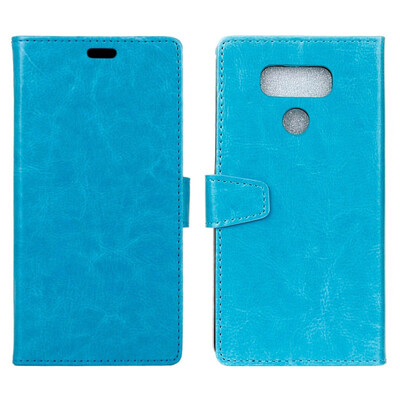

MOONCASE LG V40 ThinQ Crystal Leather Case - Blue