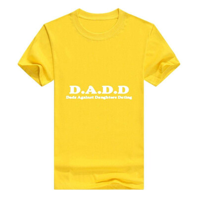 

DADD Dads Against Daughters Dating Funny T-Shirt Basic Cotton