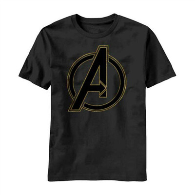 

Avengers Mens Outer Logo T-Shirt Black