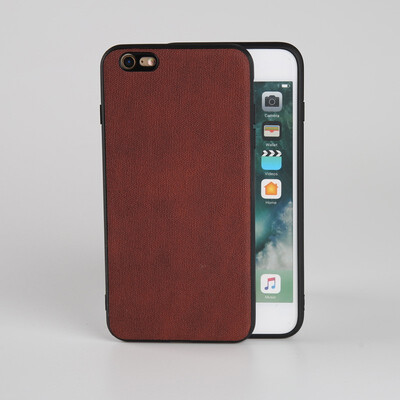 

Phone Cases For iPhone X Xs Max Cover PU Leather Frabic Texture TPU Silicone Case For iPhone 6 6S 7 8 Plus Shell