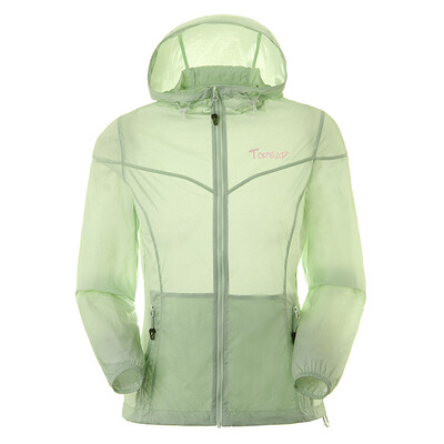 

[Jingdong supermarket] Pathfinder TOREAD outdoor spring and summer ladies light ultra-thin skin windbreaker TAED82398 ice green M