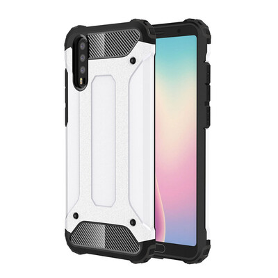

Fivice Huawei P20 case Luxury Silicone Diamond Armor PC Hard Shell Phone Case