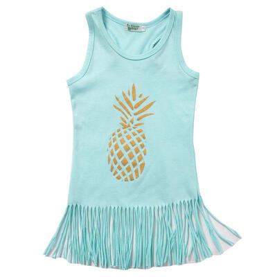 

Kids Toddler Baby Girl Princess Dress Summer Beachwear Party Tank Vest Tops Gift