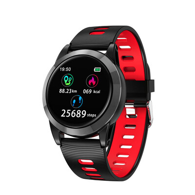 

Smart Watch R15 Men Android IOS Smartband Heart Rate Fitness Bracelet Sleep Monitor Fitness Tracker Color Screen Round Wristband