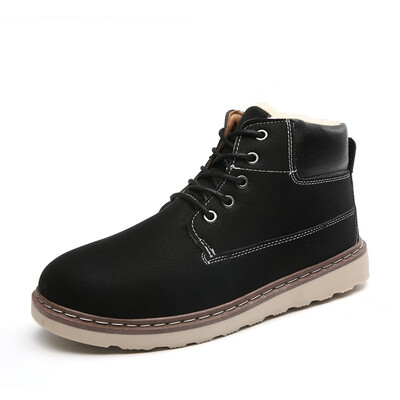 

Mens Winter warm cotton shoes Martin boots