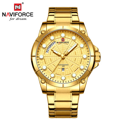 

NAVIFORCE NF9152 Men Brand Quartz Watch Luminous Fashion Casual Outdoor Sports Male Waterproof Wristwatch Relogio Masculino with G