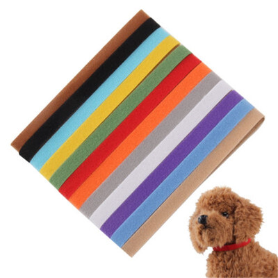 

12 Colors Adjustable Pet Puppy Kitten Newborn ID Collars Litter Bands