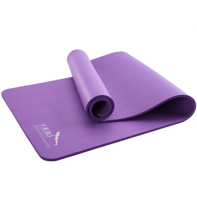 

Yue Yu yuebu YBNYJD619 beginner 10MM lengthening non-slip fitness mats sit-ups sports pads yoga mats purple