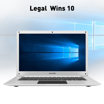 

Great Wall W1410A 14 inch Windows 10 Intel Celeron N3350 24GHz 4GB 64GB 37W Long-time Battery WIFI BT LAN Notebook Sliver