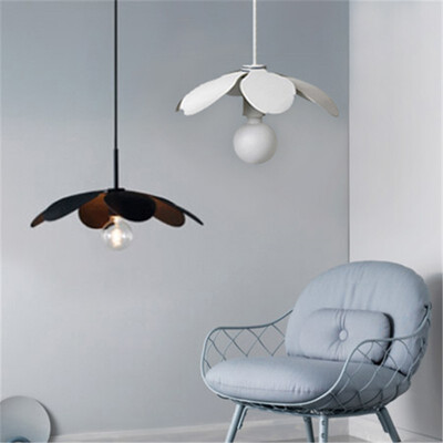 

Baycheer HL486948 Industrial Style 1574" Black Gray 1-Light Hanging Pendant Lamp with Scalloped Shade