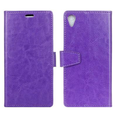 

MOONCASE Alcatel 1 Crystal Leather Case - Purple