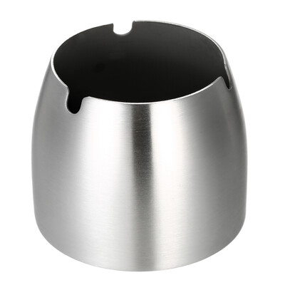 

Windproof Ashtray Stainless Steel Tabletop Ashtray Cigarette Cigar Ash Holder with Column Bracket Ash Tray for Patio Hotel Home Of