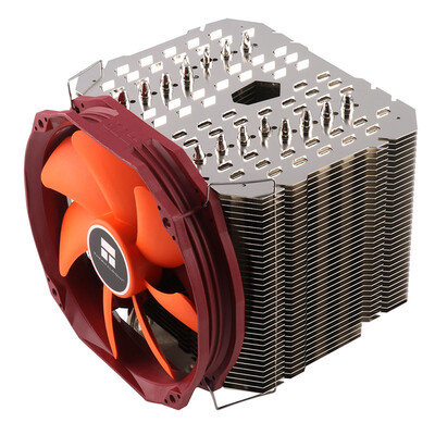 

Thermalright HR-22 PLUS cpu radiator 8 heat pipe reflow single tower height 159 14cm PWM fan 1800 speed copper mirror