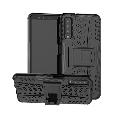 

Goowiiz Phone Case For Samsung Galaxy J6 2018ON6J7 2018J737Note 9 Armor Tire Texture Rugged Protection PCTPU Full Protection