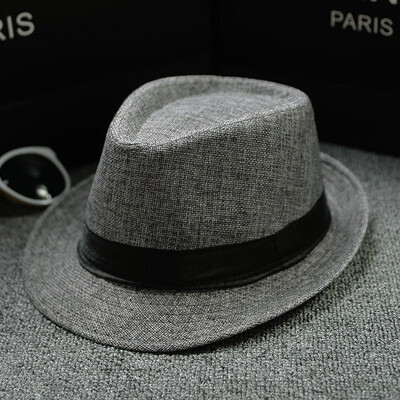 

Unisex Straw Fedora Sun Hat Panama Trilby Crushable Mens Lady Foldable Travel
