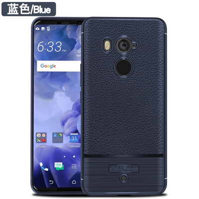 

Fivice HTC U11 Plus case luxury TPU anti-fall lychee silicone case