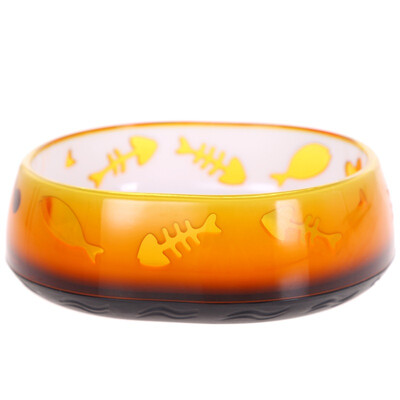 

DoggyMan мульти-сетка диффузных корма для домашних животных кошки кристалл искусства кошки чаша - оранжевое тепло