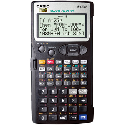 

Casio (CASIO) FX-5800P Программируемый инженерный калькулятор автономный