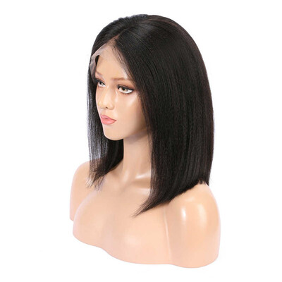 

Yaki bob lace front wig