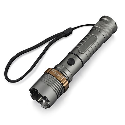 

Portable Rechargeable LED Flashlight Torch Flash Light Zoomable Outdoor Handy Pocket Light Lamp