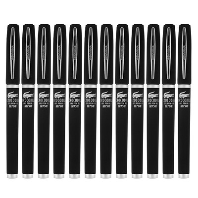

Genvana G-1291A Scrub pen Gel pen 05mm Half needle tube Large capacity Black 12pcs