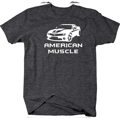 

American Muscle Car Camaro SS Fast Furious Movie Parts Mens T Shirt