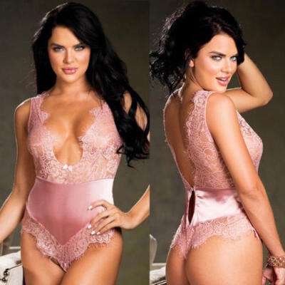 

Dessous Spitzenkleid Babydoll Damenunterwäsche Nachtwäsche Nachtwäsche Bodysuit