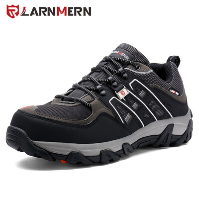 

Langmeng LARNMERN labor insurance shoes mens wear work shoes smash-proof puncture-proof lightweight steel baotou safety shoes comfortable&safe male site shoes welders available 44