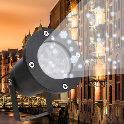 

YouOKLight YK2281 12W Snowflake Projection LED Stage Lights Waterproof Cool White Christmas Laser Projector AC 100 - 240V