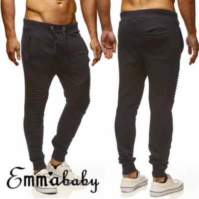 

Emmababy Men Sportwear Baggy Casual Pants Slacks Dance Trousers Sweatpants USA