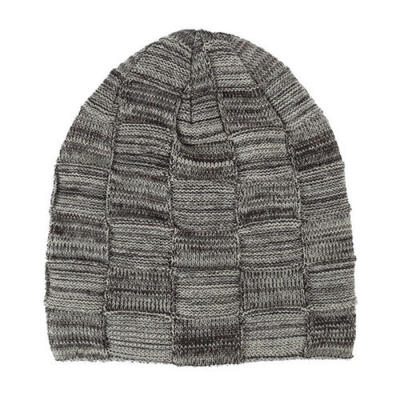 

Cool Men Women Knit Beanie Cap Ski Hat Solid Casual Winter Hats Hip Hop Caps