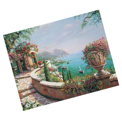 

UpperX 5D Diamond Painting Landscapes Pattern Fabric Cross Stitch Decoration Home Living Room Bedroom