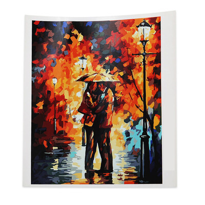 

UpperX New DIY Digital Oil Painting By Number Kit Canvas Paint Home Wall Decoration Lover Painting