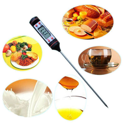 

2pc Digital Cooking Food Probe Meat Kitchen BBQ Selectable Sensor Thermometer