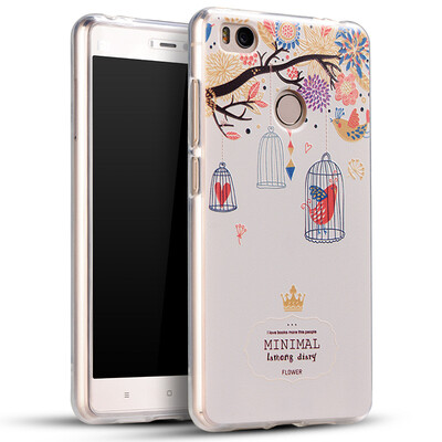 

MOONCASE Xiaomi Max 3D Рельефный Облегчение Живопись Мультфильм Силиконовый чехол для телефона Xiaomi Max