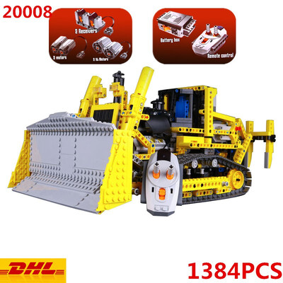 

Lepin 20008 Legoing Technic 8275 The Remote Controrlled Motorized bulldozer Building Block Bricks Model Kids Toy Gift