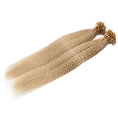 

100 Remy Hair Human Hair Extensions U Tip Hair Extensions Straight Silky Hair